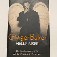 Ginger Baker signed Hellraiser hardback book