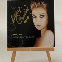 Celine Dion - Let’s Talk About Love CD. Signed by Celine Dion