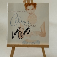 Celine Dion - Falling Into You CD booklet. Signed by Celine Dion