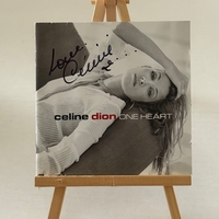 Celine Dion - One Heart CD booklet. Slight indentations/tears