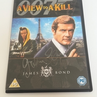 A View To A Kill DVD signed by John Glen