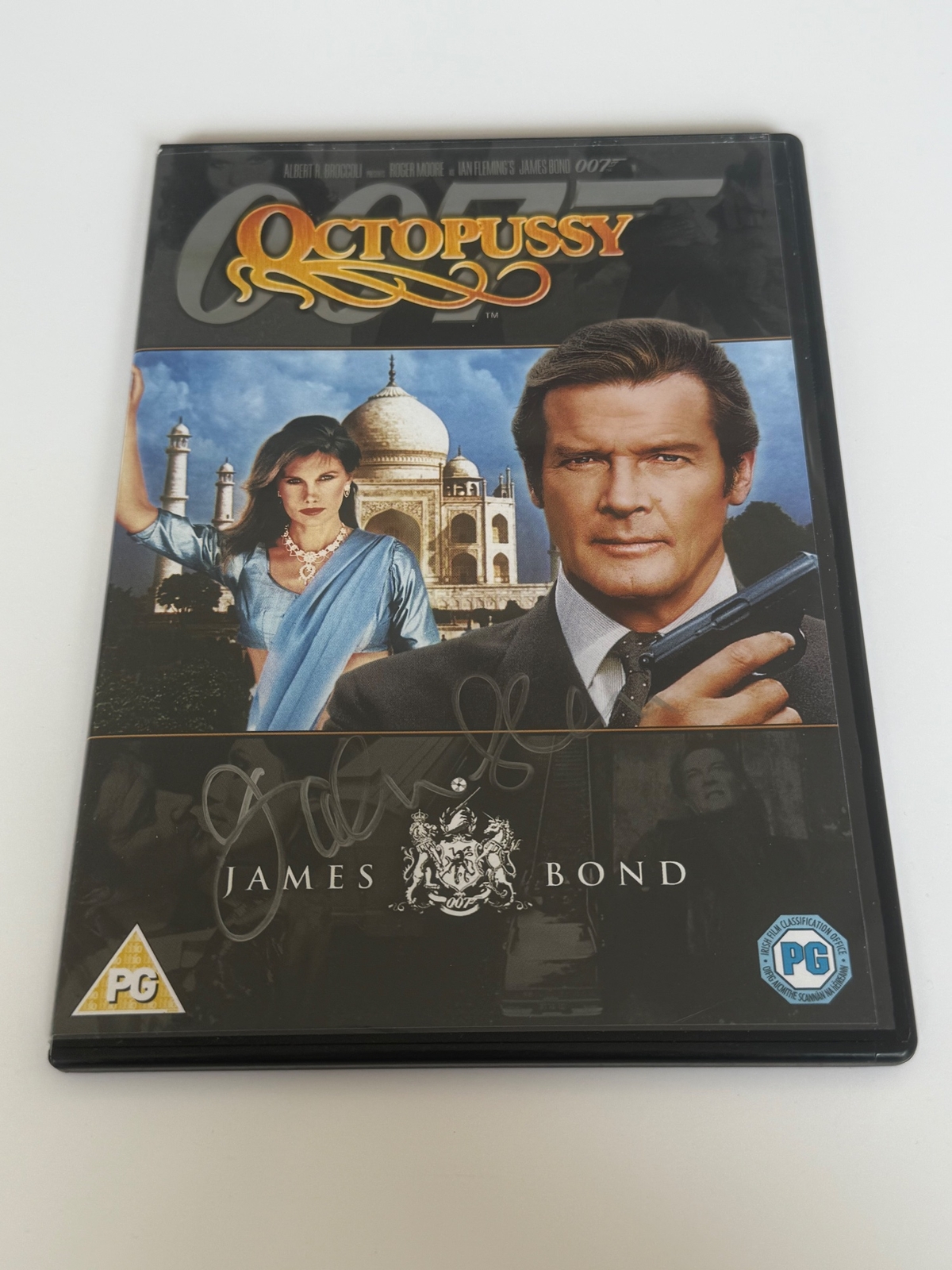 Octopussy DVD signed by John Glen