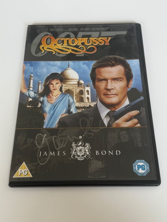 Octopussy DVD signed by John Glen