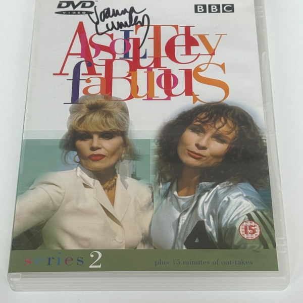Absolutely Fabulous - series 2 DVD signed by Joanna Lumley