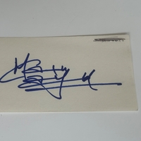 Maxwell Caulfield signed card