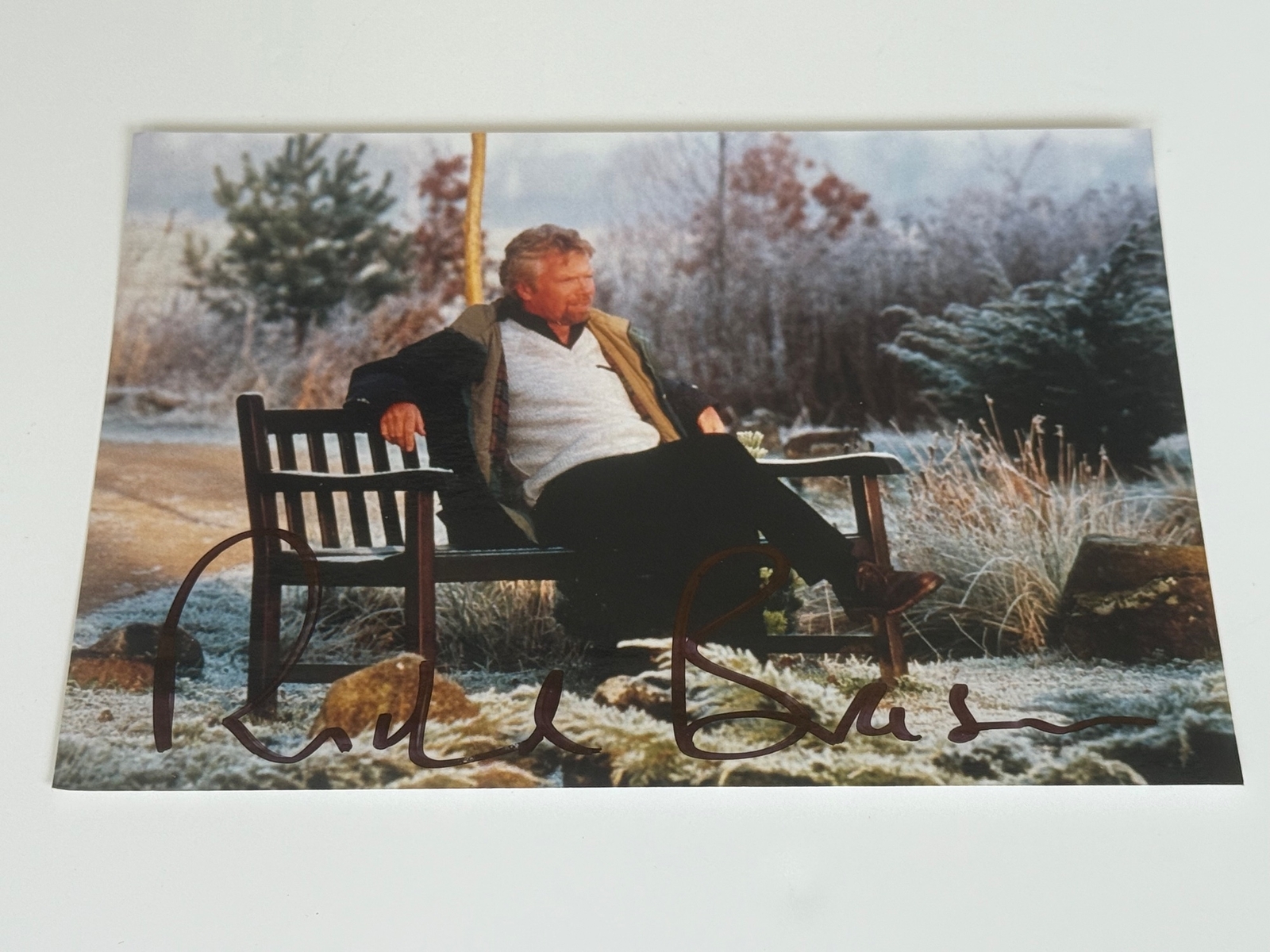 Sir Richard Branson signed 6x4 photo
