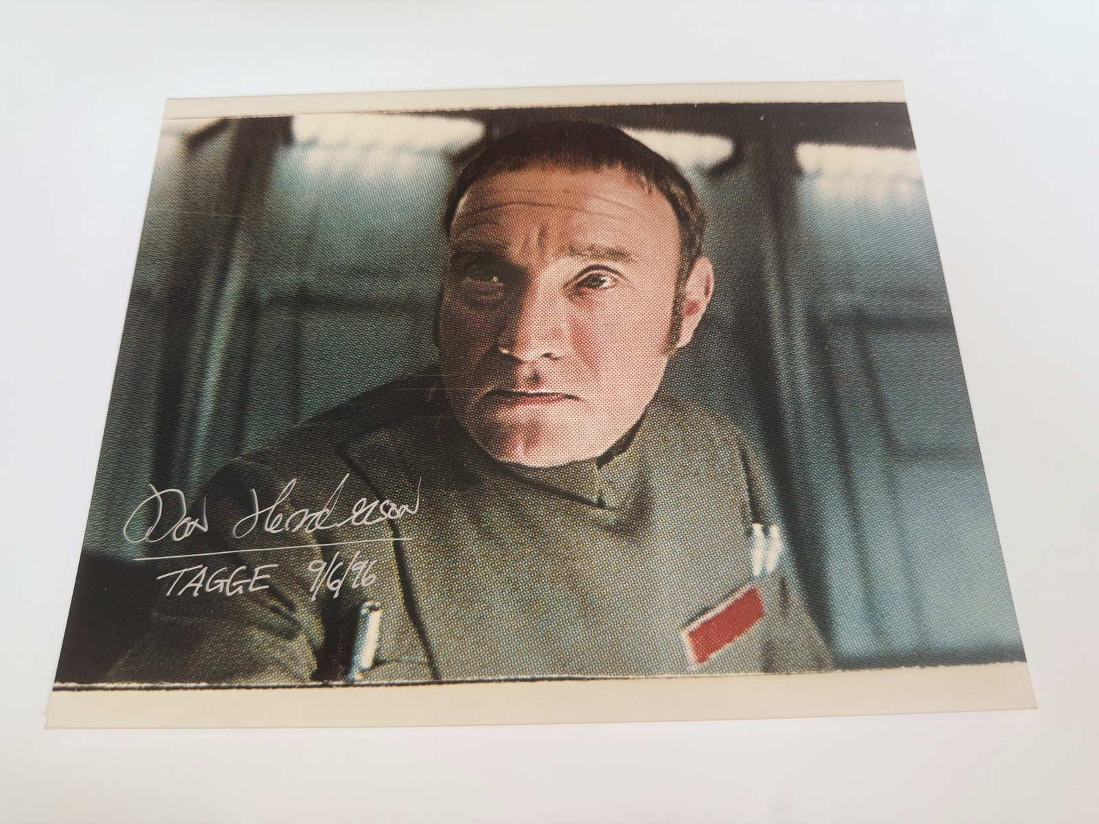 Don Henderson signed photograph
