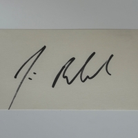 Jim Belushi signed card