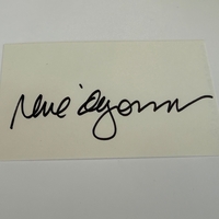 Rene Auberjonois signed card
