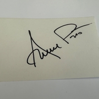 Annie Potts signed card