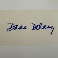 Dana Delaney signed card