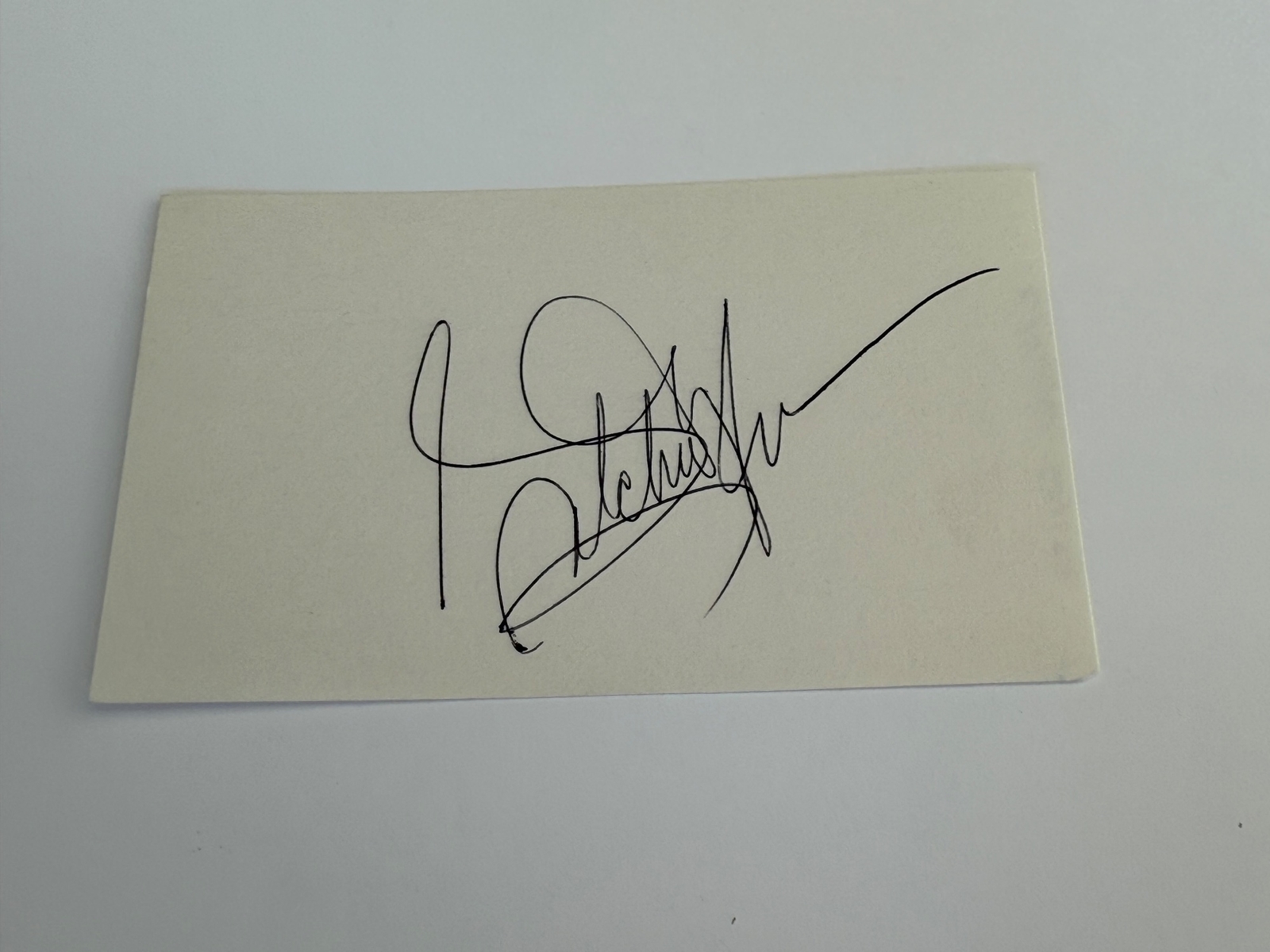Gretchen Wyler signed card