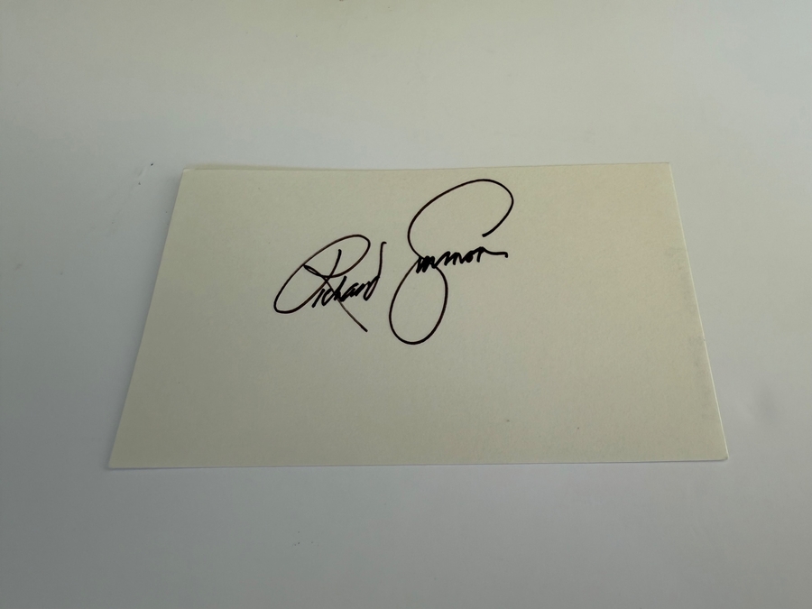 Richard Simmons signed card