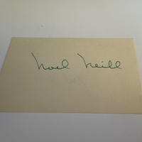 Noel Neill signed card