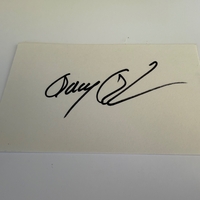 Gary Graham signed card