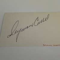 Seymour Cassel signed card