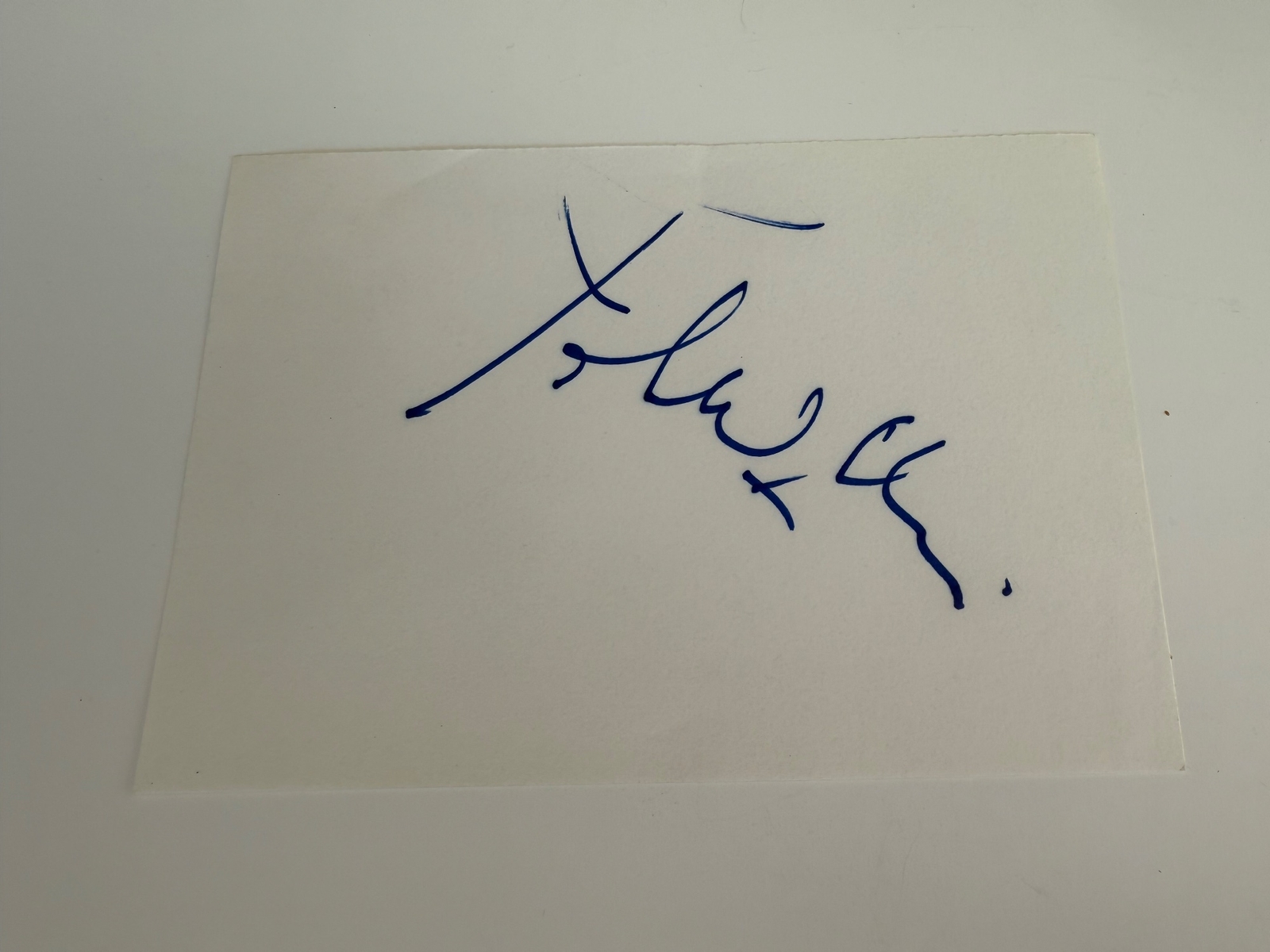 John Williams signed card