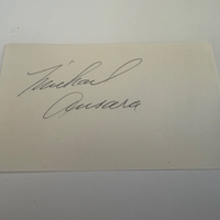 Michael Ansara signed card