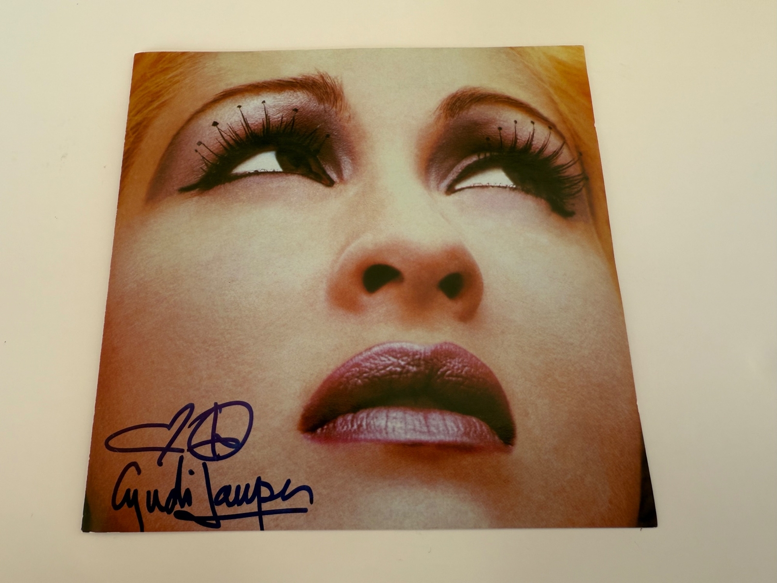 Time After Time - The Best of Cyndi Lauper CD. Signed by Cyndi Lauper