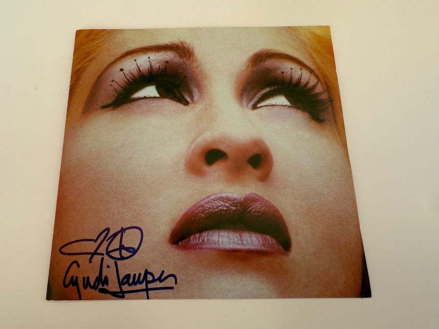 Time After Time - The Best of Cyndi Lauper CD. Signed by Cyndi Lauper