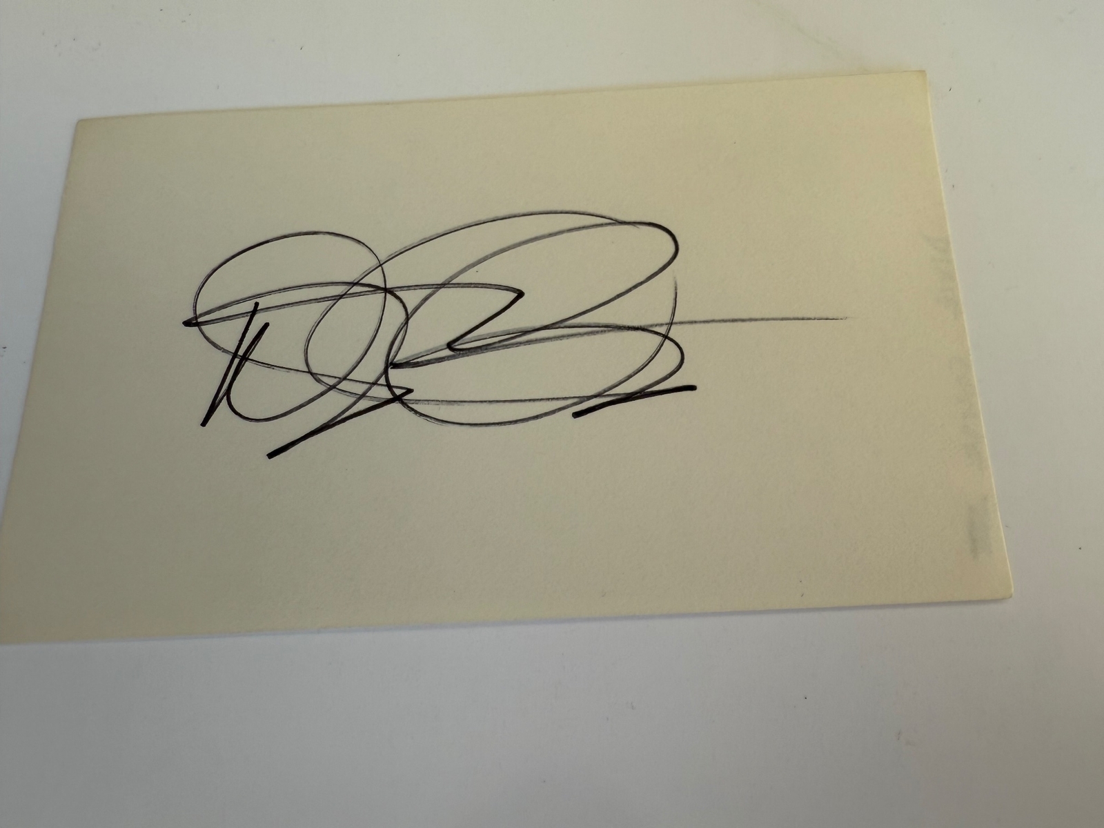 Dixie Carter signed card