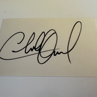 Charlie Daniels signed card