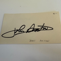 John Aniston signed card