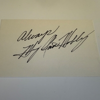 Mary Ann Mobley signed card