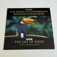 David Attenborough. - The Life of Birds DVD. Signed by David Attenborough.