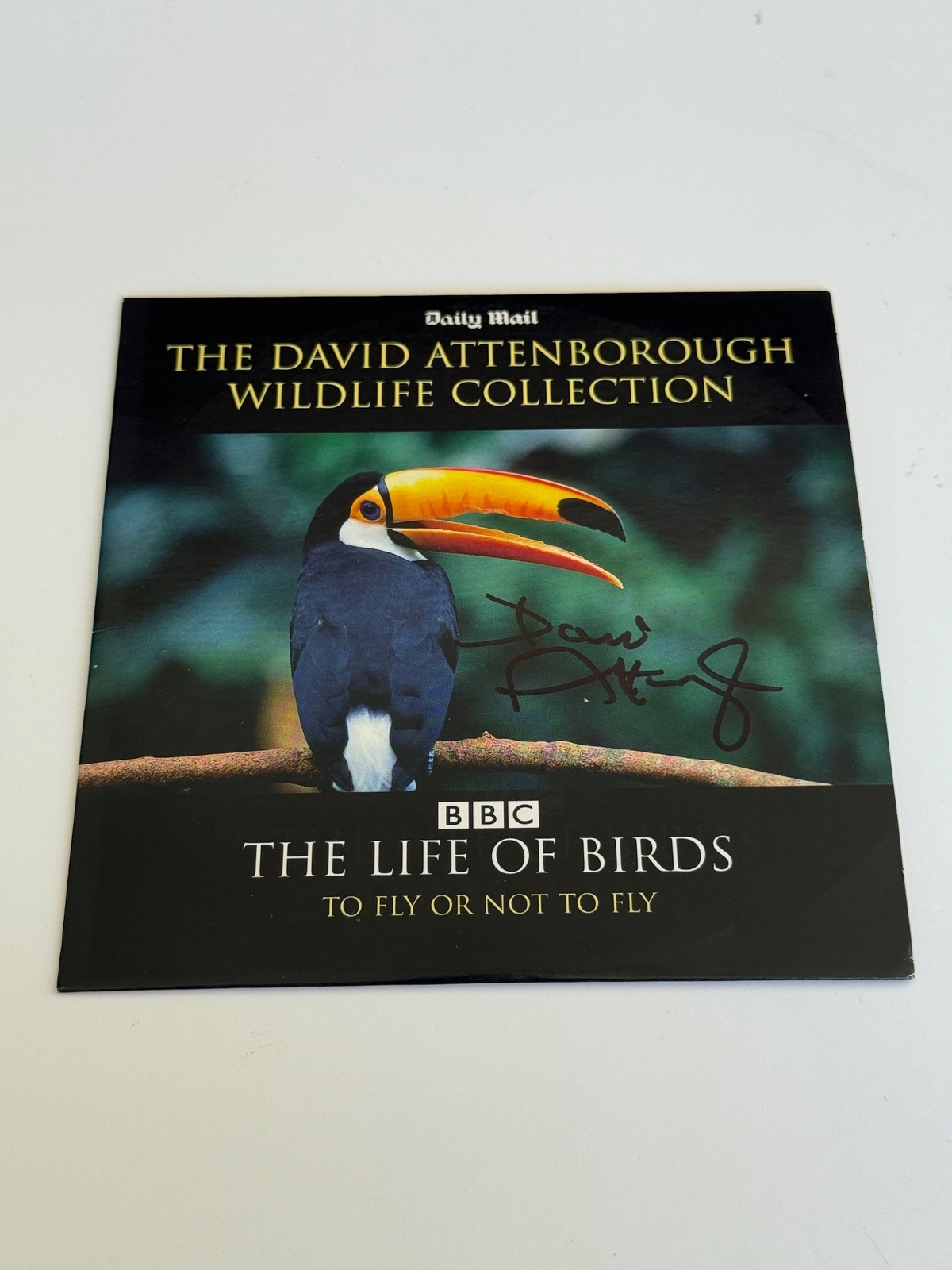 David Attenborough. - The Life of Birds DVD. Signed by David Attenborough.