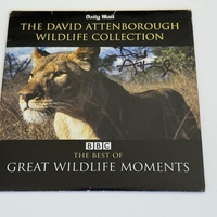 David Attenborough. - Great Wildlife Moments DVD. Signed by David Attenborough.