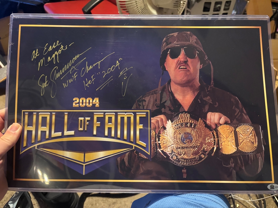 Sgt. Slaughter signed Poster