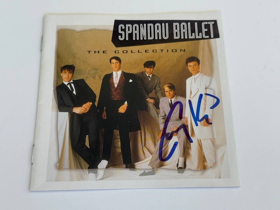 Spandau Ballet - The Collection CD. Signed by Gary Kemp.