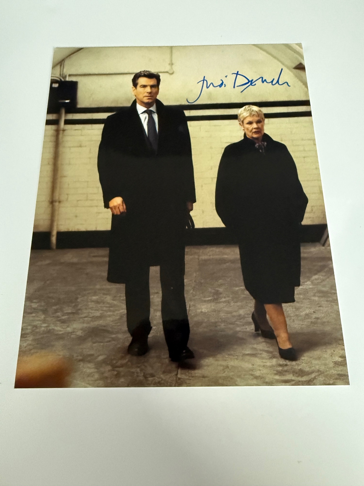 Judi Dench signed photo
