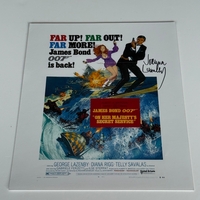 James Bond - On Her Majesty’s Secret Service photo signed by Joanna Lumley.