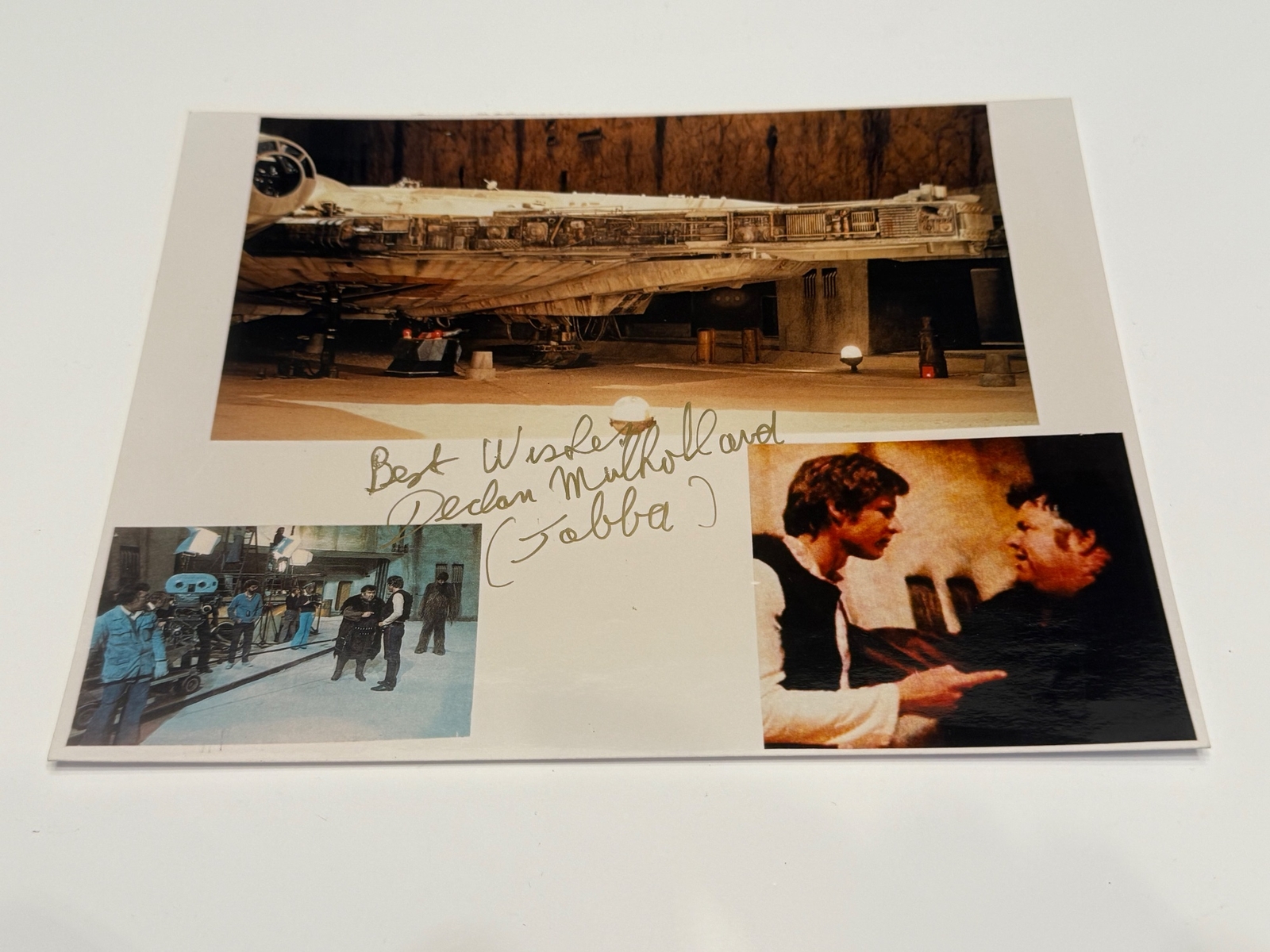 Declan Mulholland signed photograph