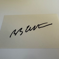 Robert Altman signed card