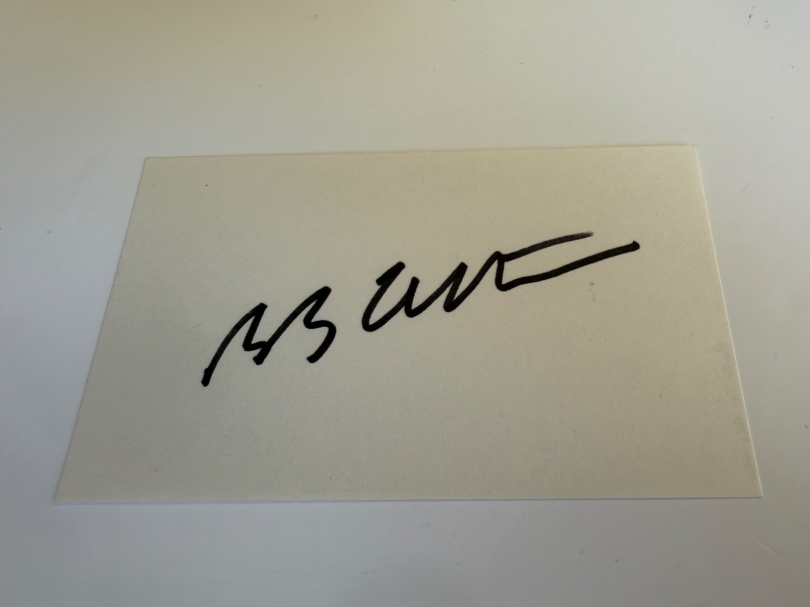 Robert Altman signed card