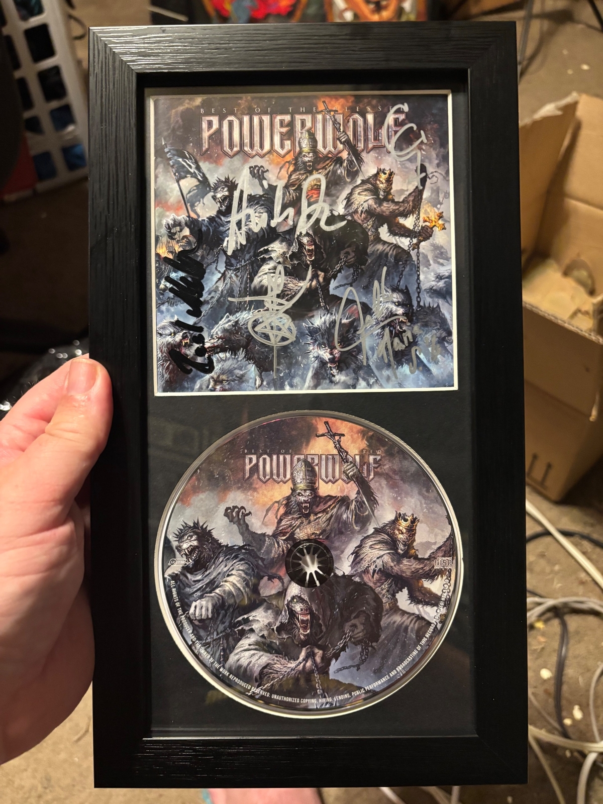 Powerwolf signed CD Booklet