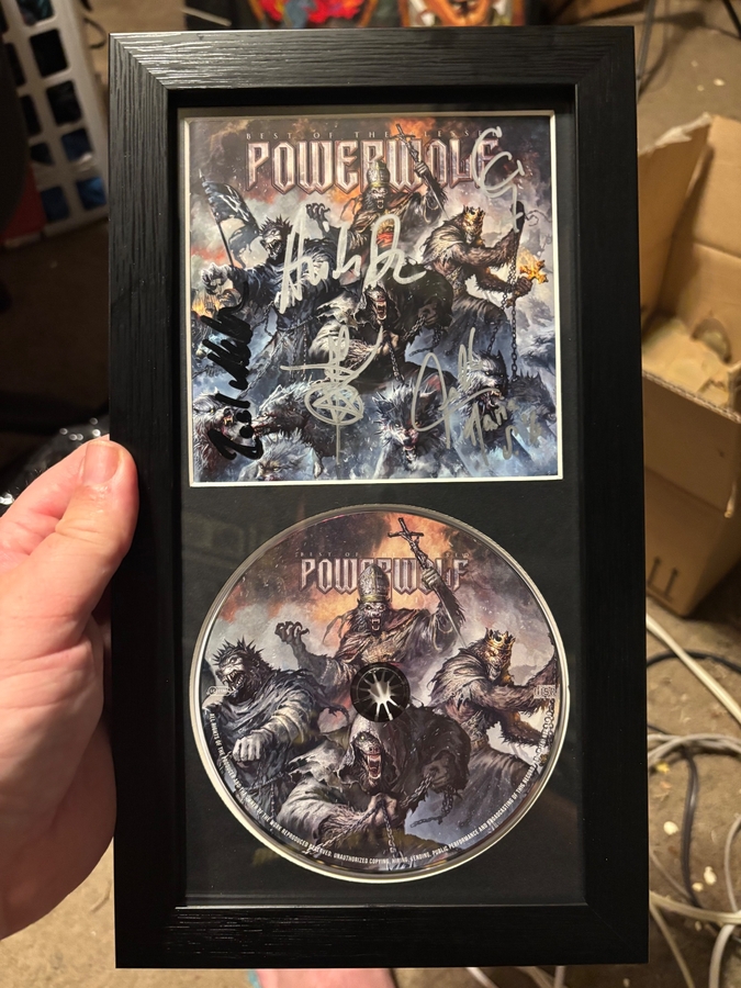 Powerwolf signed CD Booklet