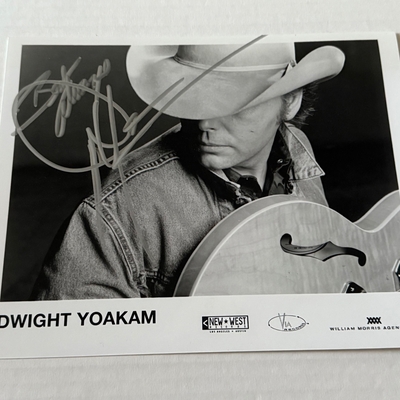 Dwight Yoakam signed item