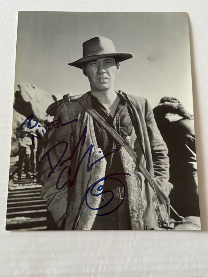 David Carradine signed item