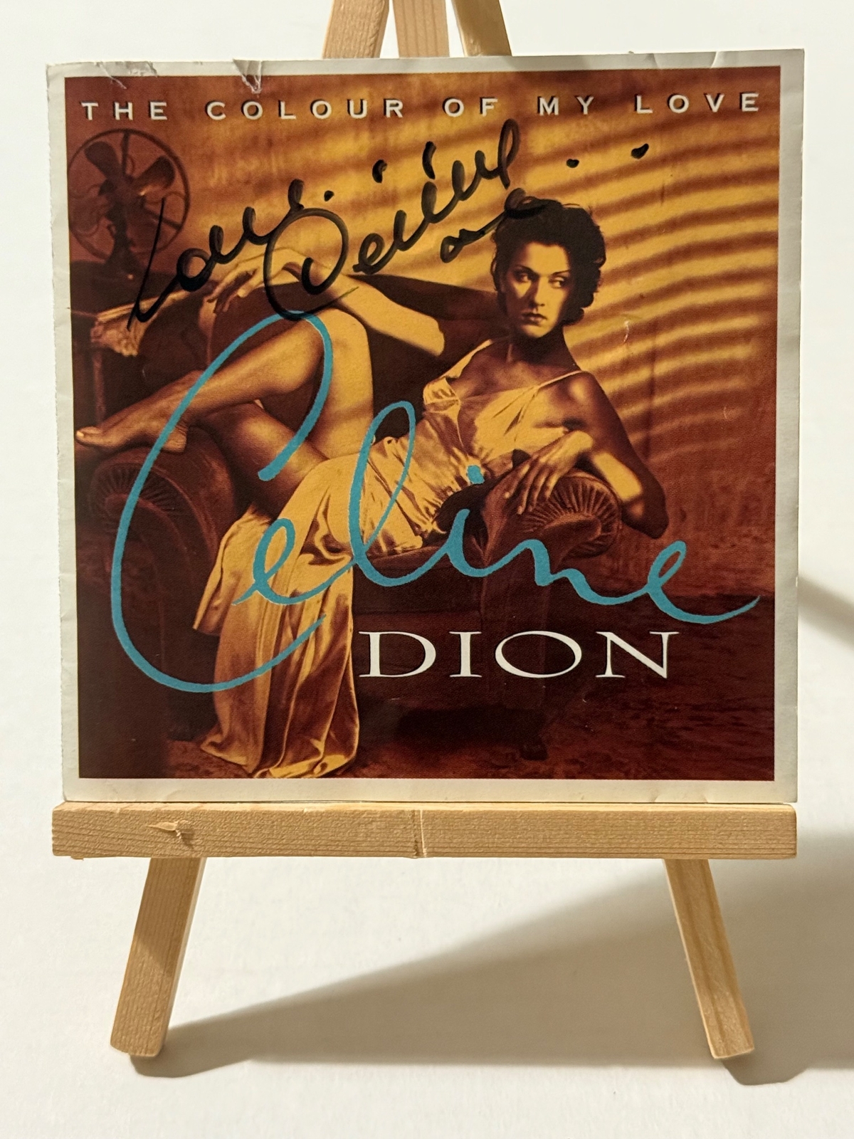 Celine Dion - The Colour of My Love CD. Signed by Celine Dion