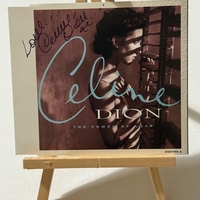 Celine Dion - The Power of Love CD. Signed by Celine Dion. Damaged