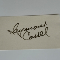 Seymour Cassel signed card