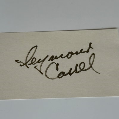 Seymour Cassel signed card