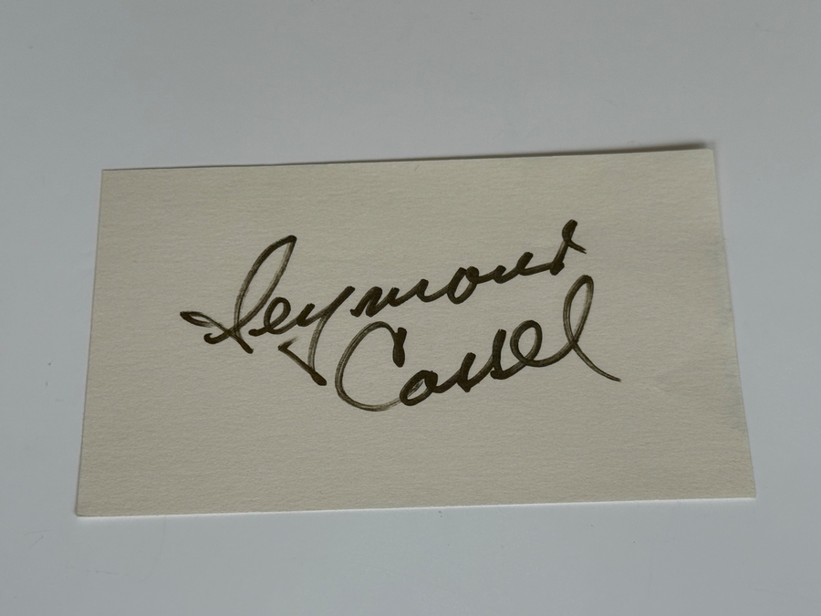 Seymour Cassel signed card