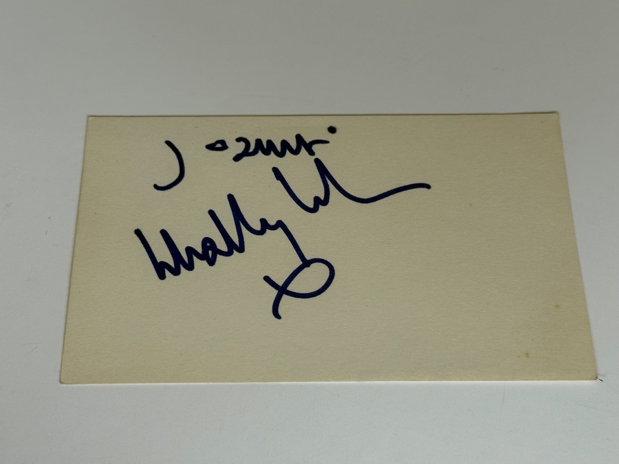 Joanne Whaley Kilmer signed card