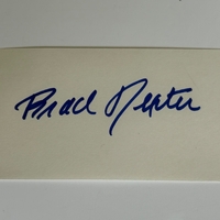 Brad Dexter signed card