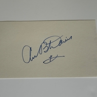 Ann B. Davis signed card
